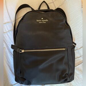 Black Kate Spade backpack